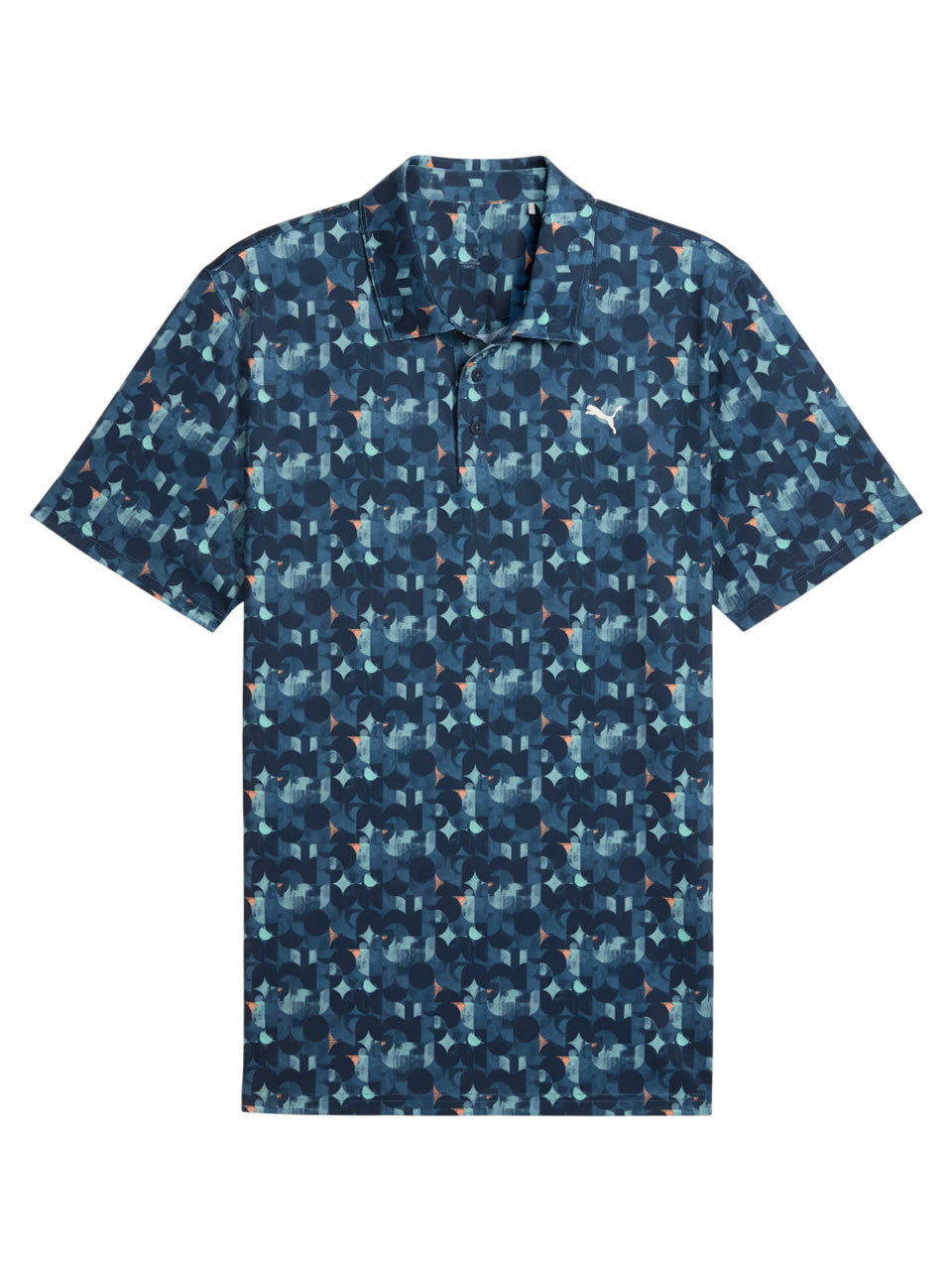 Puma MATTR Deco Polo - Deep Navy/Mint Jelly