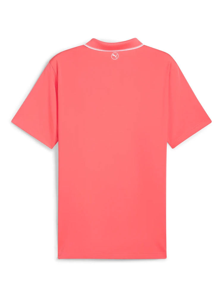Puma MATTR Elevated Solid Polo - Peach Frost