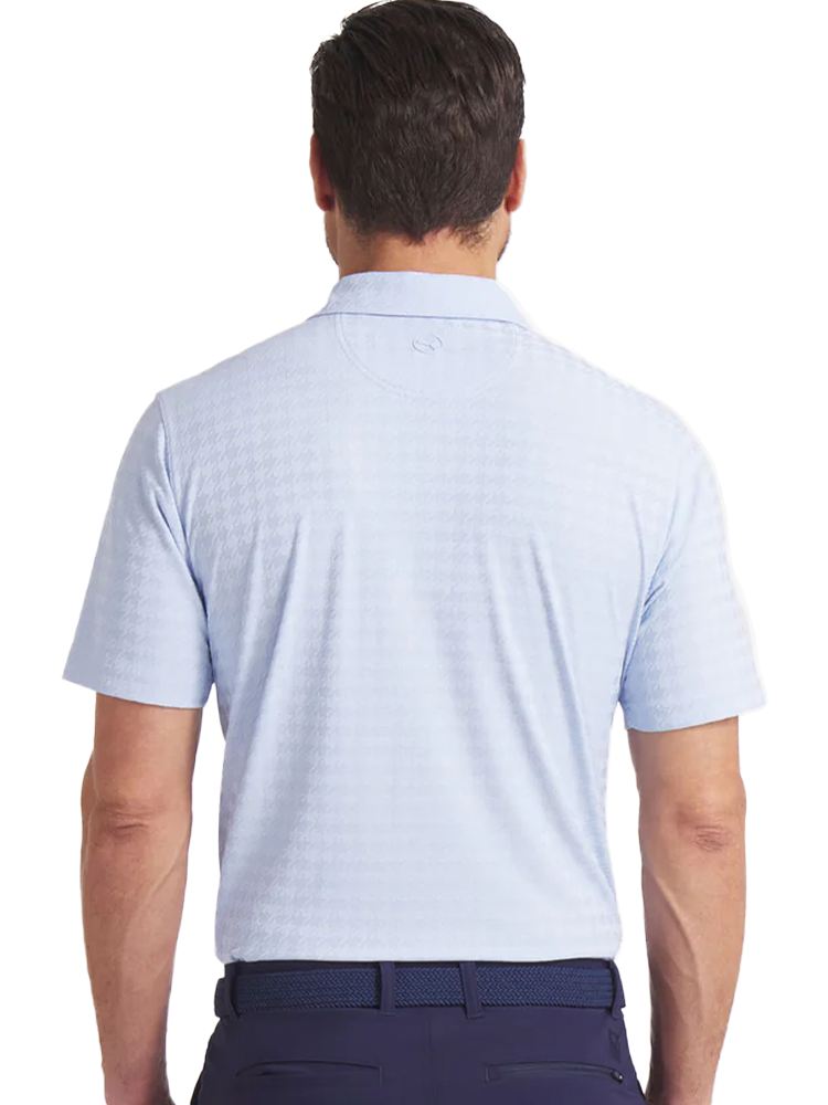 Puma MATTR Houndstooth Golf Polo - Haute Tropic