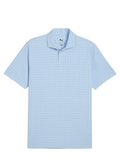 Puma MATTR Houndstooth Golf Polo - Haute Tropic