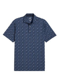 Puma MATTR Port Golf Polo - Deep Navy - White Glow/Deep Navy