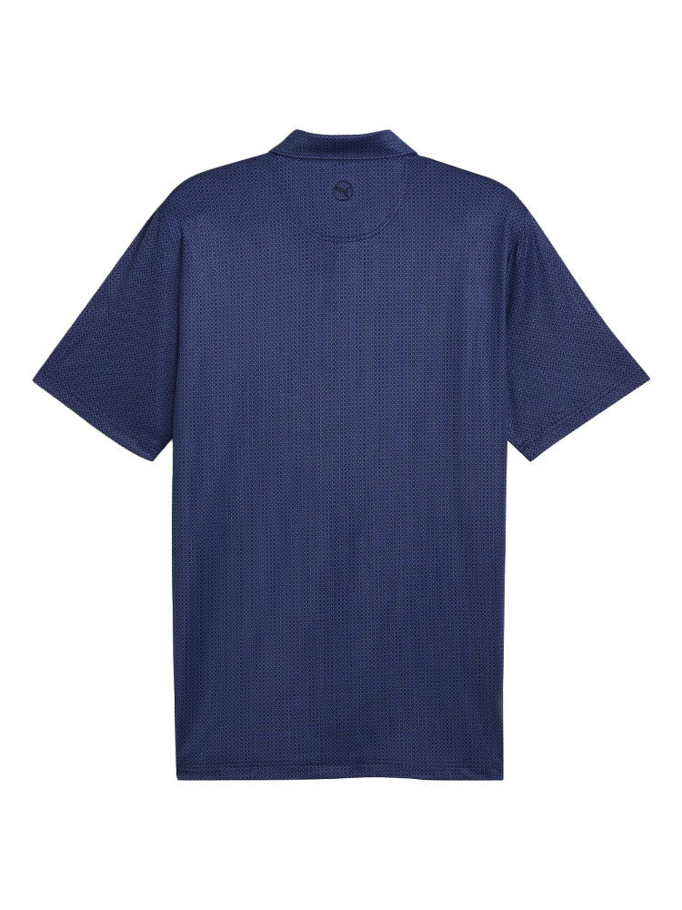 Puma MATTR Tile Polo - Blue Crystal/Deep Navy