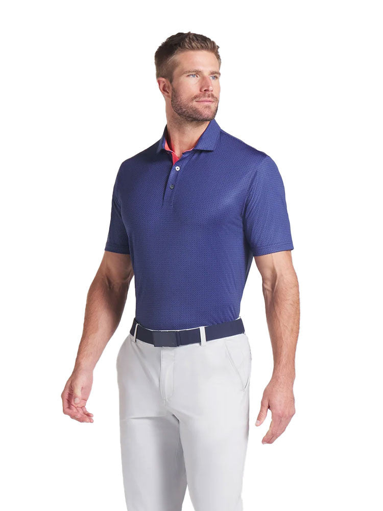 Puma MATTR Tile Polo - Blue Crystal/Deep Navy