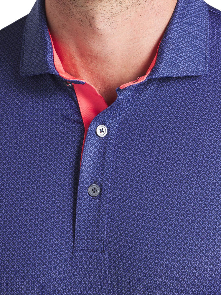 Puma MATTR Tile Polo - Blue Crystal/Deep Navy