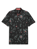 Puma MATTR Water Floral Golf Polo - Puma Black