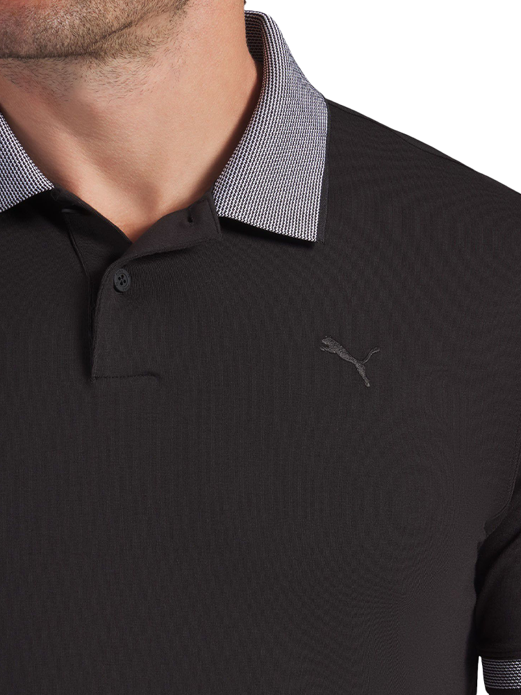 Puma Modalon Crafted Polo - Puma Black/White Glow