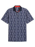 Puma Pique Royal Polo - Deep Navy/White Glow