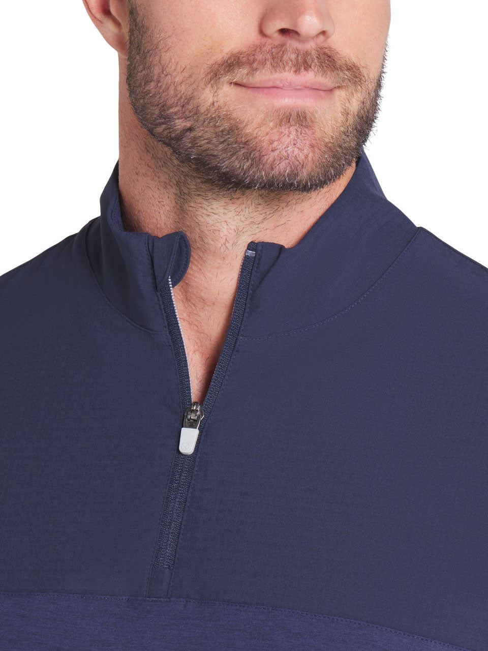 Puma Ripguard Hybrid 1/4 Zip - Deep Navy Heather/Deep Navy