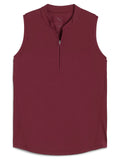 Puma Womens Aerlon Mock Sleeveless Top - Ruby Shimmer