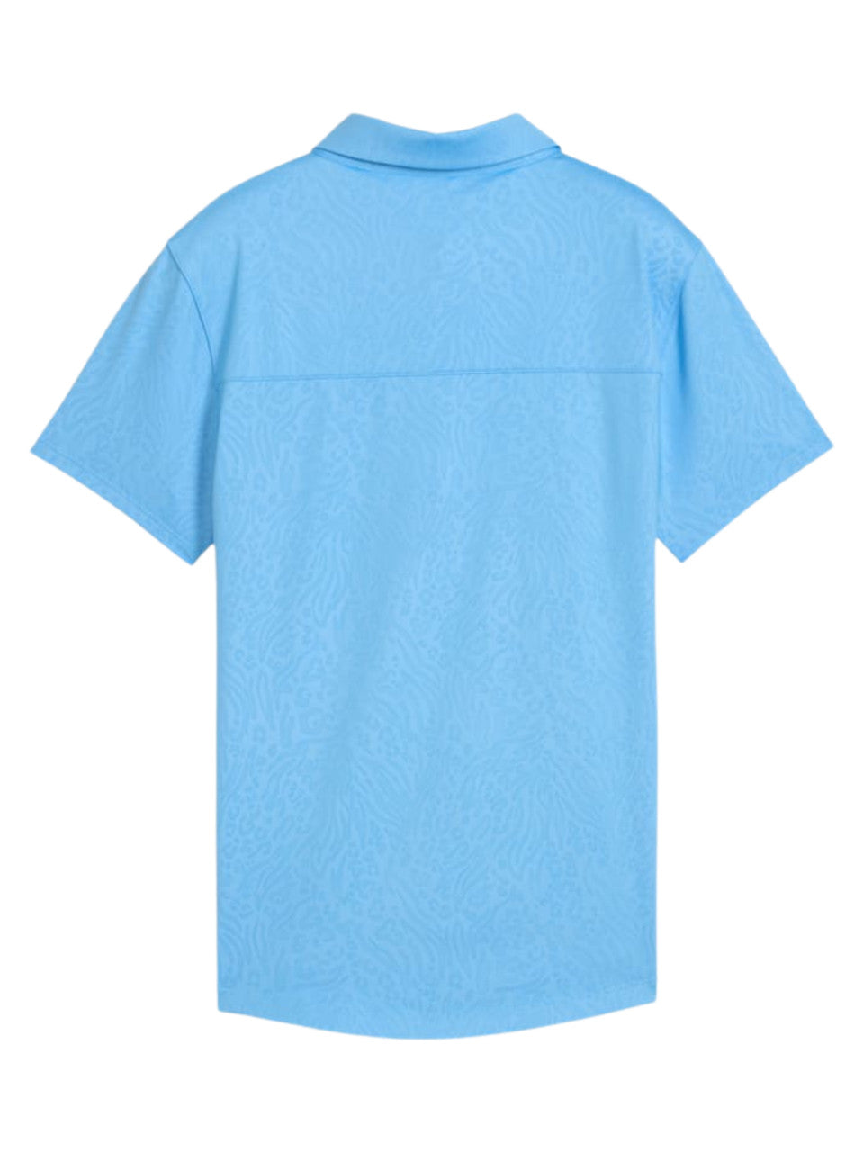 Puma Womens MATTR Animal Deboss Golf Polo - Team Light Blue