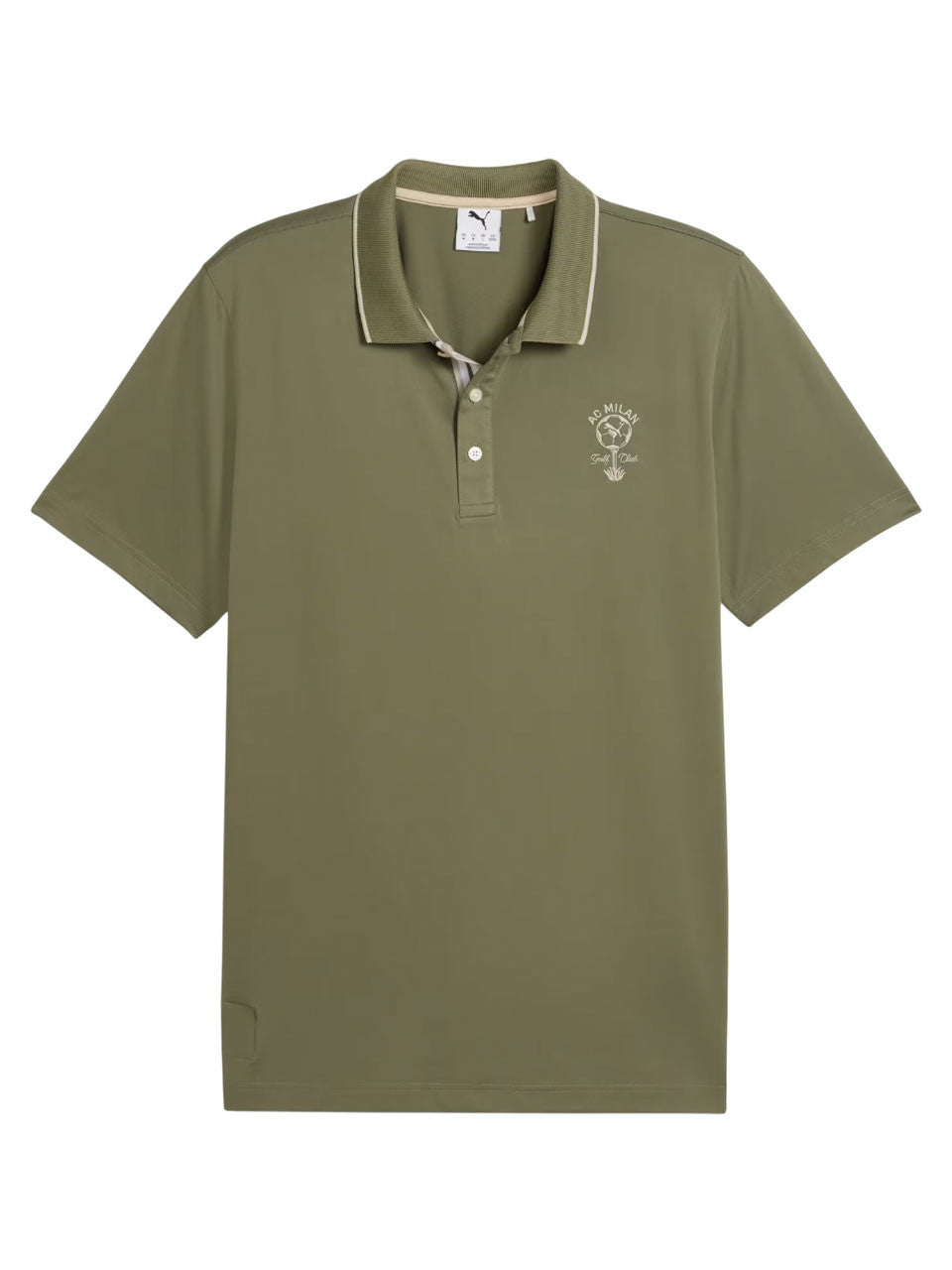 Puma x AC Milan Golf Polo - Dark Sage
