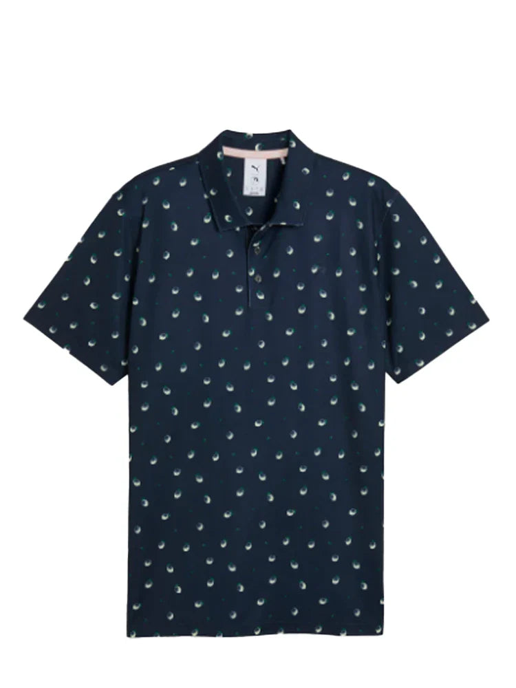 Puma x Arnold Palmer CLOUDSPUN Lemon Polo - Deep Navy