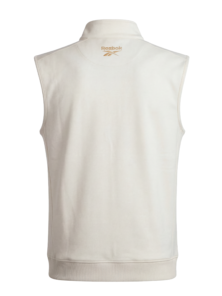 Reebok 'Crushers' 1/4-Zip Vest - Chalk
