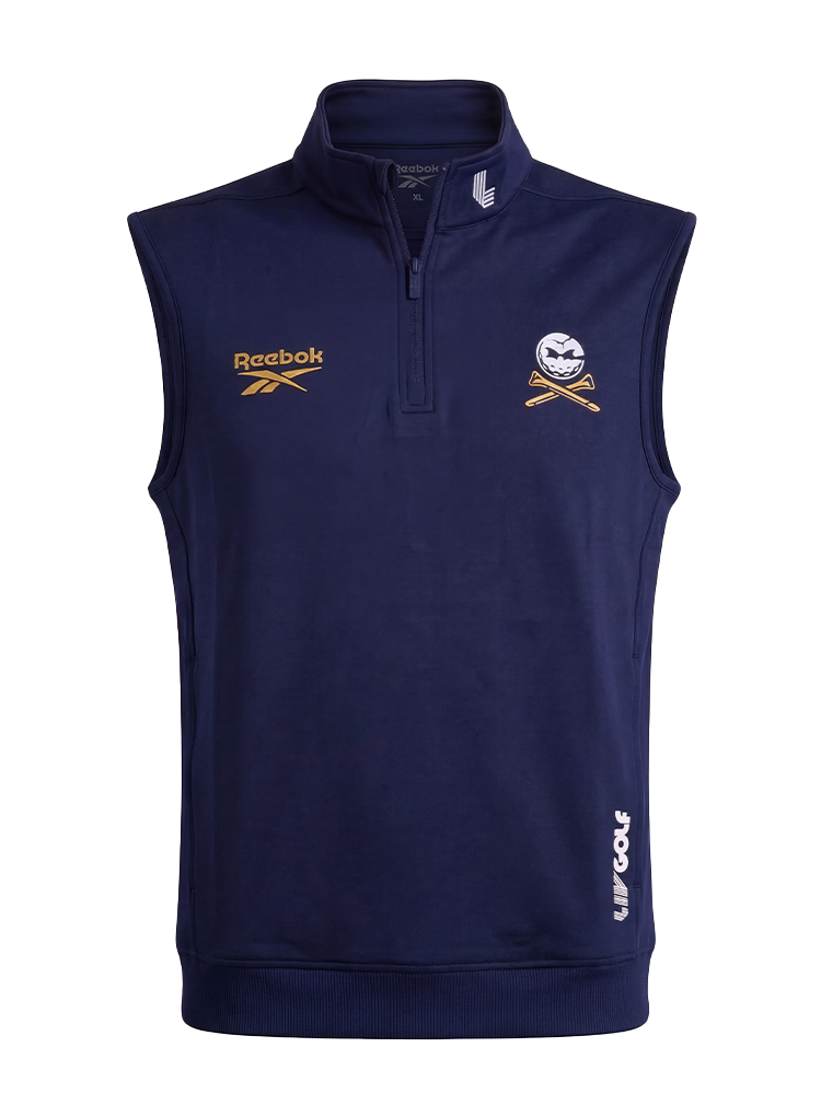 Reebok 'Crushers' 1/4-Zip Vest - Vector Navy