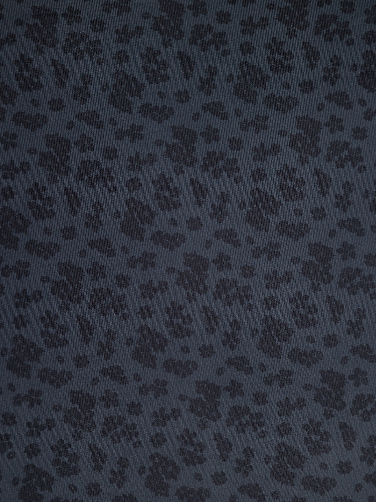 Reebok Floral Print Polo Shirt - Black