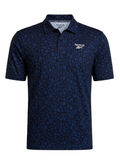Reebok Floral Print Polo Shirt - Vector Navy