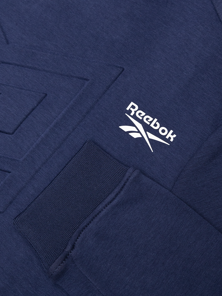 Reebok Scuba Knit Hoodie Sweatshirt - Vector Navy