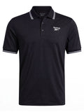 Reebok Solid Performance Polo Shirt - Black/White/Grey 3
