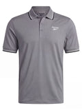Reebok Solid Performance Polo Shirt - Grey 3/White/Black