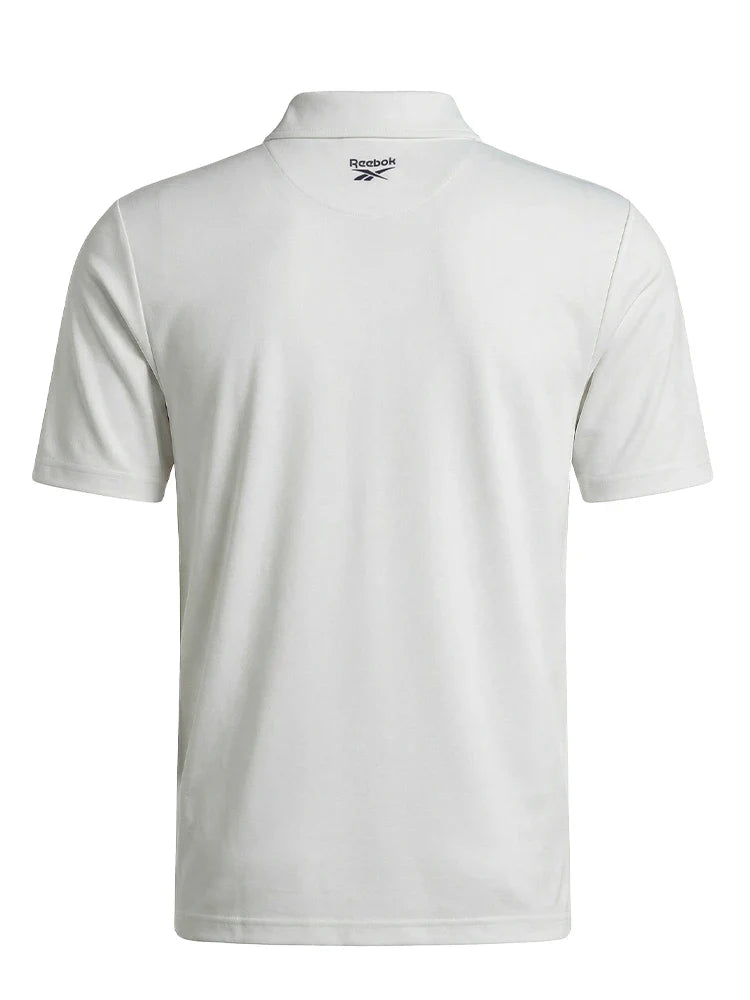Reebok Solid Pique Polo Shirt - White