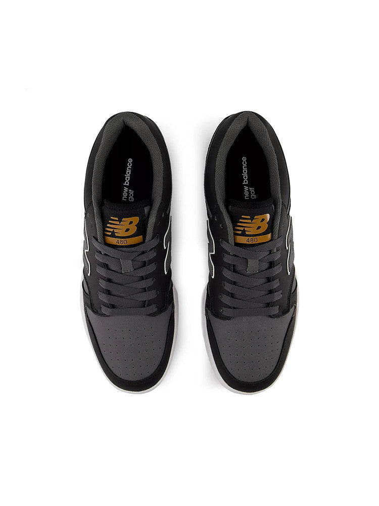 New Balance 480 Golf SL Golf Shoes - Black/Grey