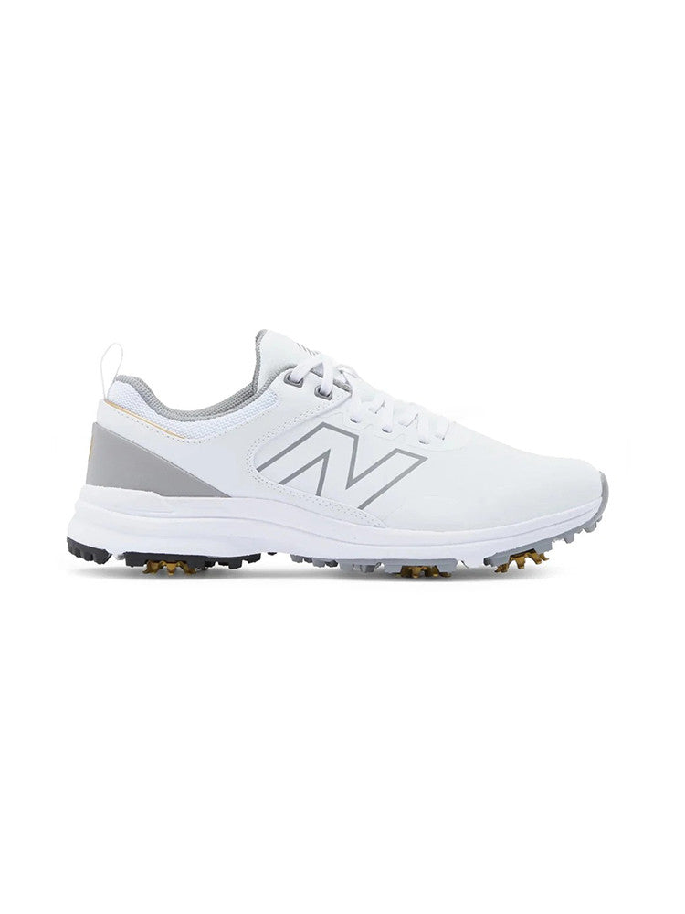 New Balance Womens Brighton Spiked Golf Shoes - White/Grey