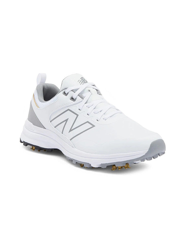 New Balance Womens Brighton Spiked Golf Shoes - White/Grey