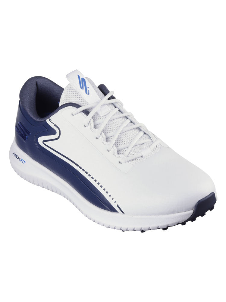 Skechers GO GOLF Max 3 (Extra Wide) Golf Shoes - White/Navy Blue