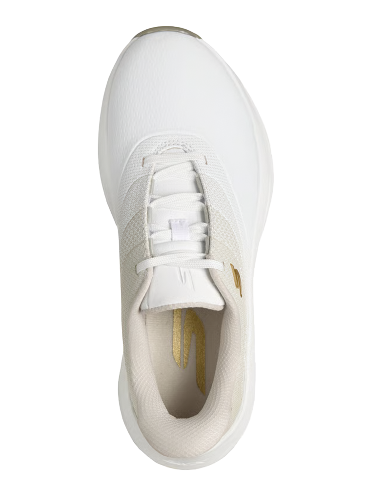 Skechers Womens GO GOLF Flow Slip 'Ins Golf Shoes - White/Natural