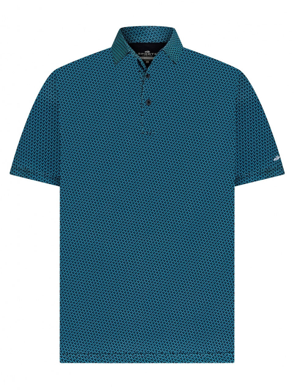 Sporte Leisure Dri-Sporte Sea Mens Polo - Black/Capri