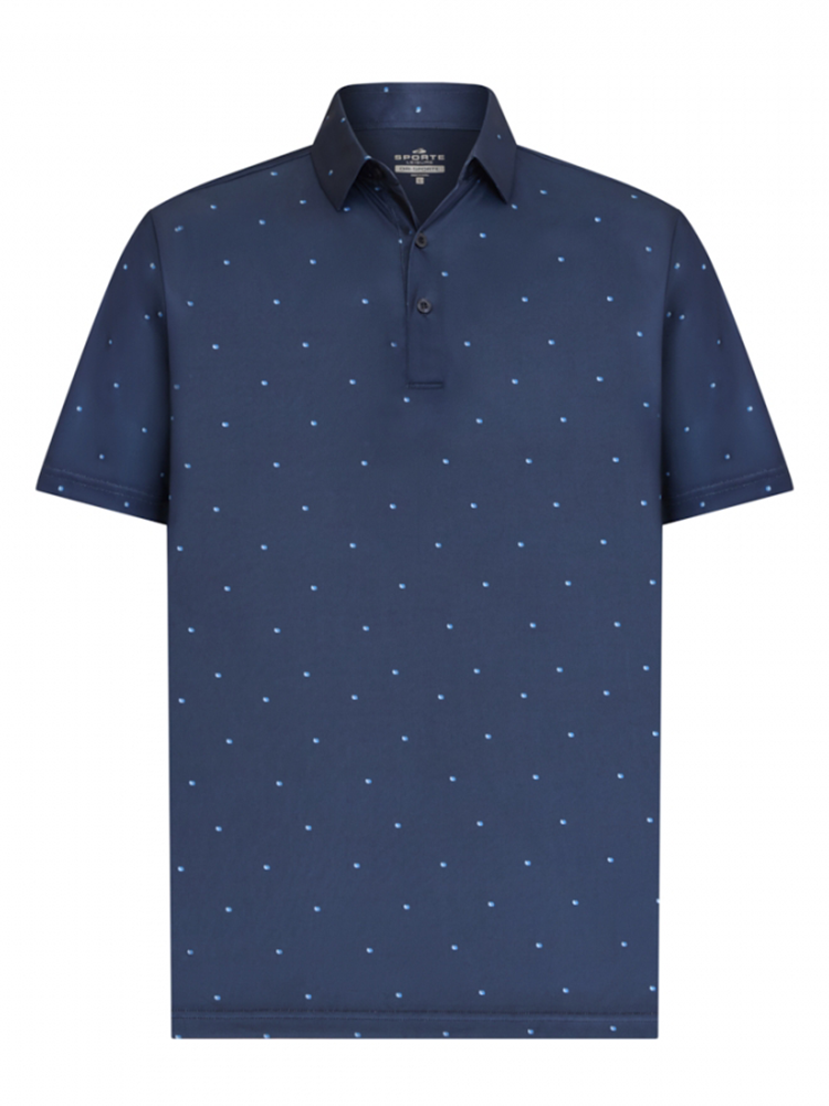 Sporte Leisure Dri-Sporte Shoreline Mens Polo - French Navy
