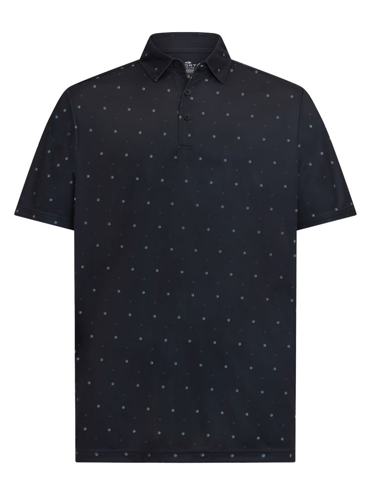 Sporte Leisure Dri-Sporte Vista Mens Polo - Black/Jungle