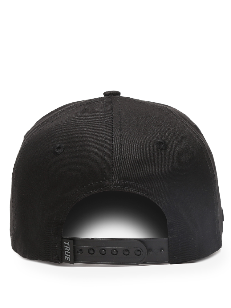 TRUE Linkswear Dead Golfer Twill Snapback Cap - Black