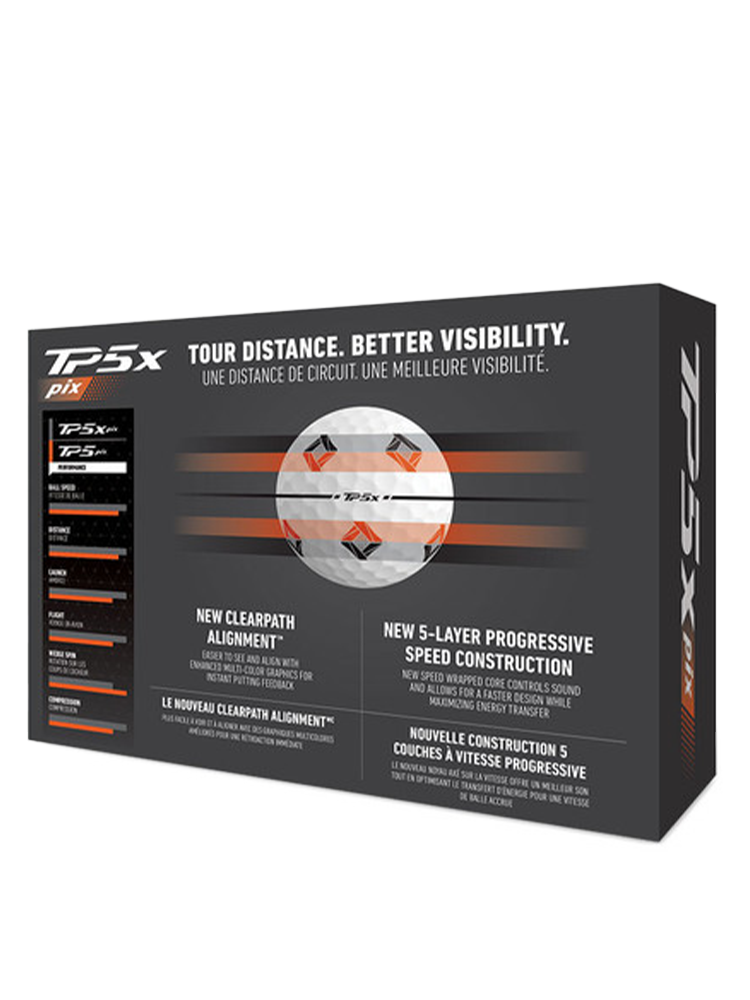 TaylorMade TP5x pix 2024 Golf Balls - 2 Dozen