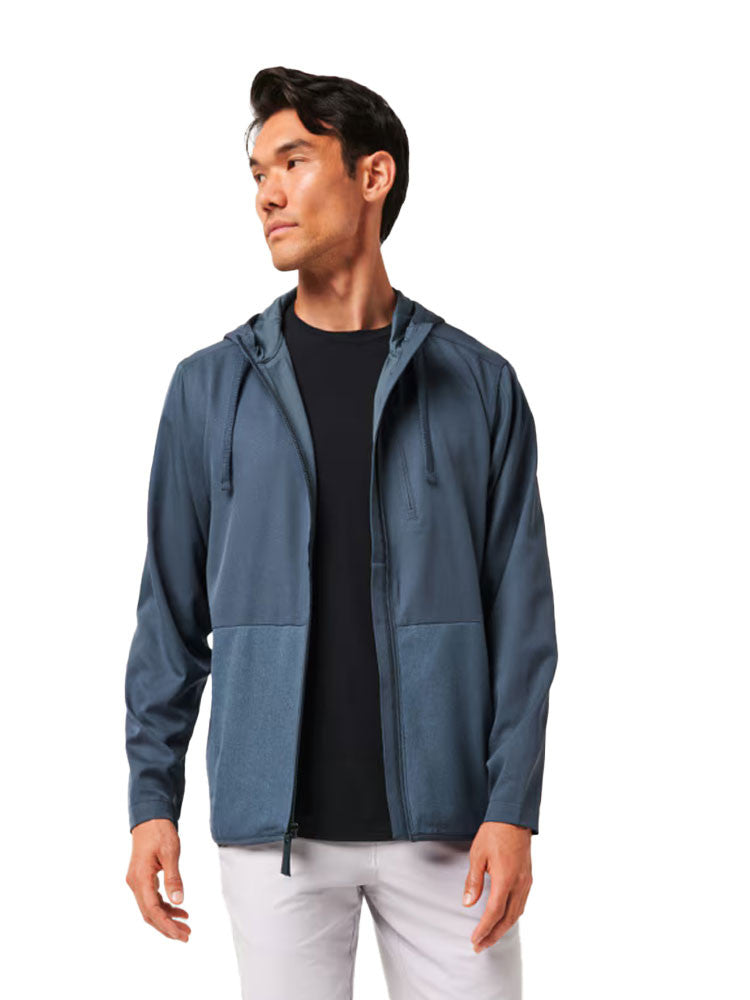 TravisMathew Deepspace Hooded Jacket - Mood Indigo/Vintage Indigo