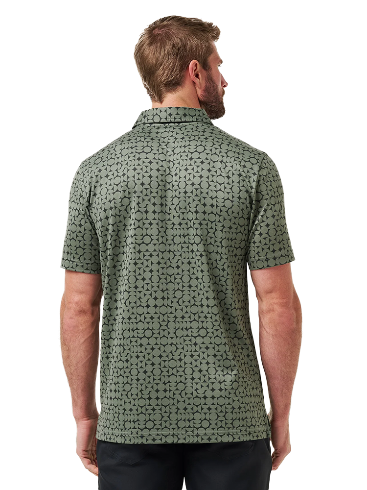 TravisMathew Featherweight Caves Polo - Dark Olive