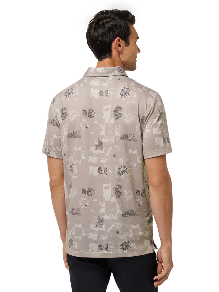 TravisMathew Featherweight Spritz Polo - Island Fossil