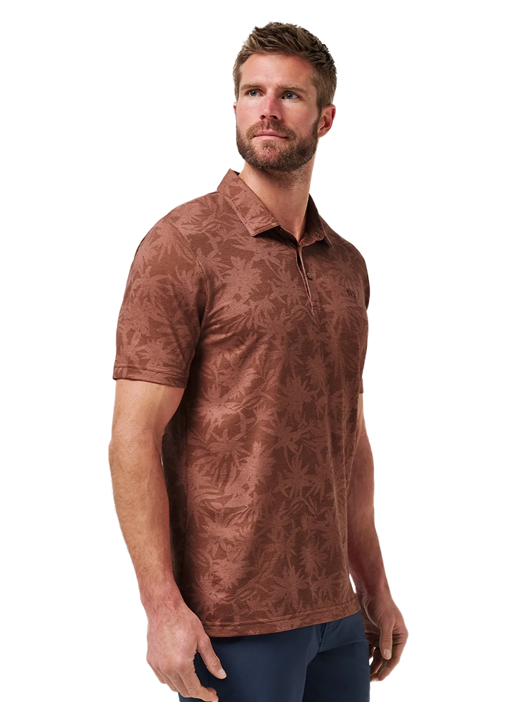 TravisMathew Featherweight Ticket Polo - Maple