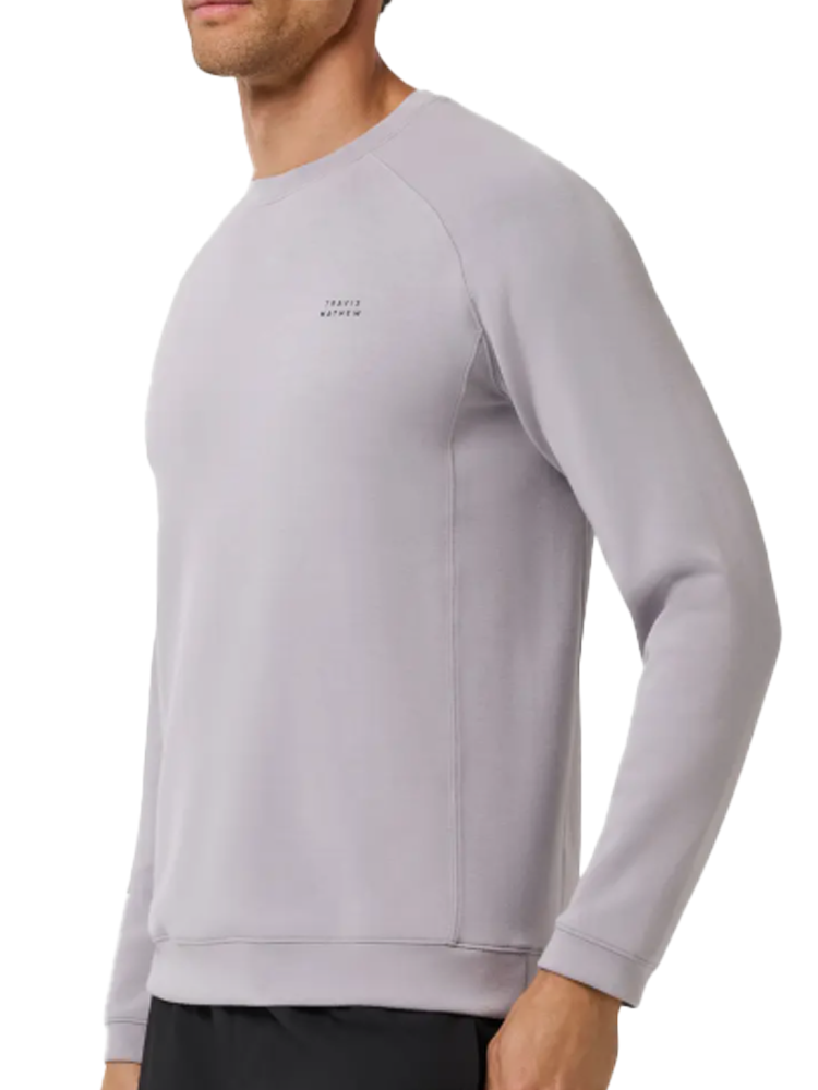 TravisMathew Fibercloud Crew - Light Grey
