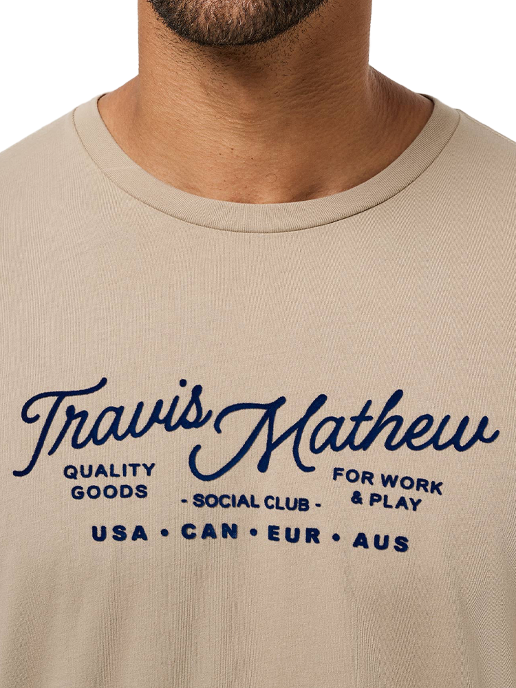 TravisMathew Gate Crasher T-Shirt - Weathered Teak