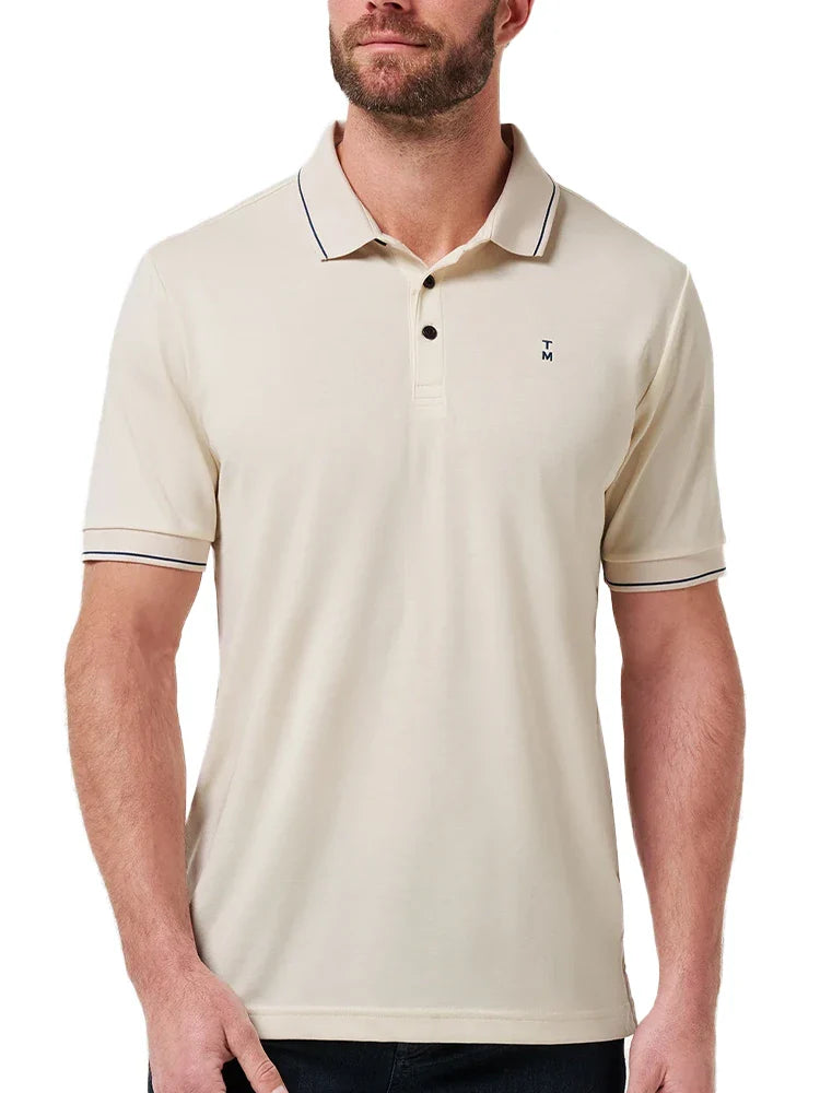 TravisMathew Happier Hour Polo - Birch
