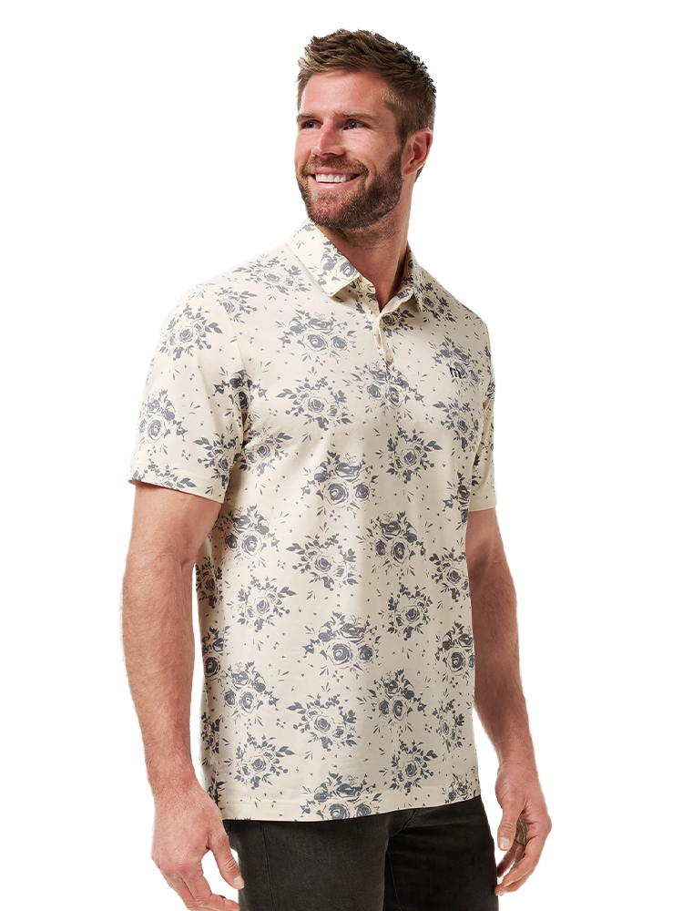 TravisMathew Local Forecast Polo - Birch