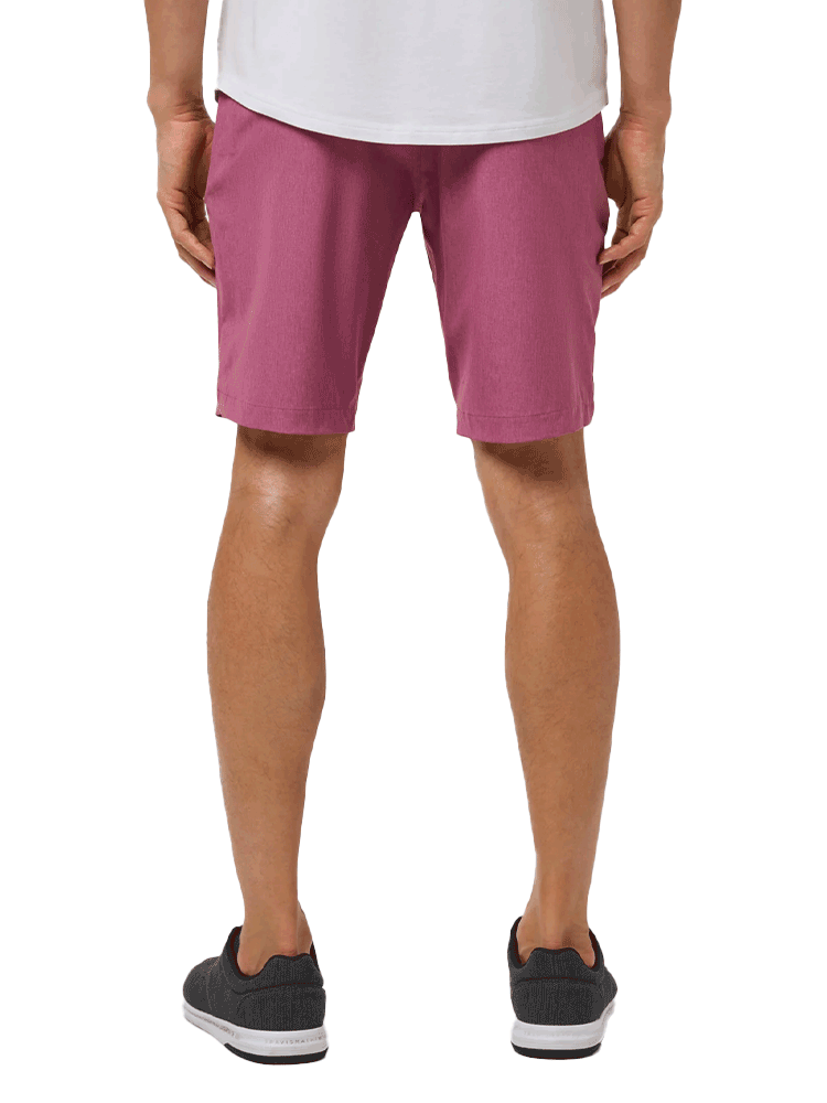 TravisMathew Overhead Compartment Short - Damson
