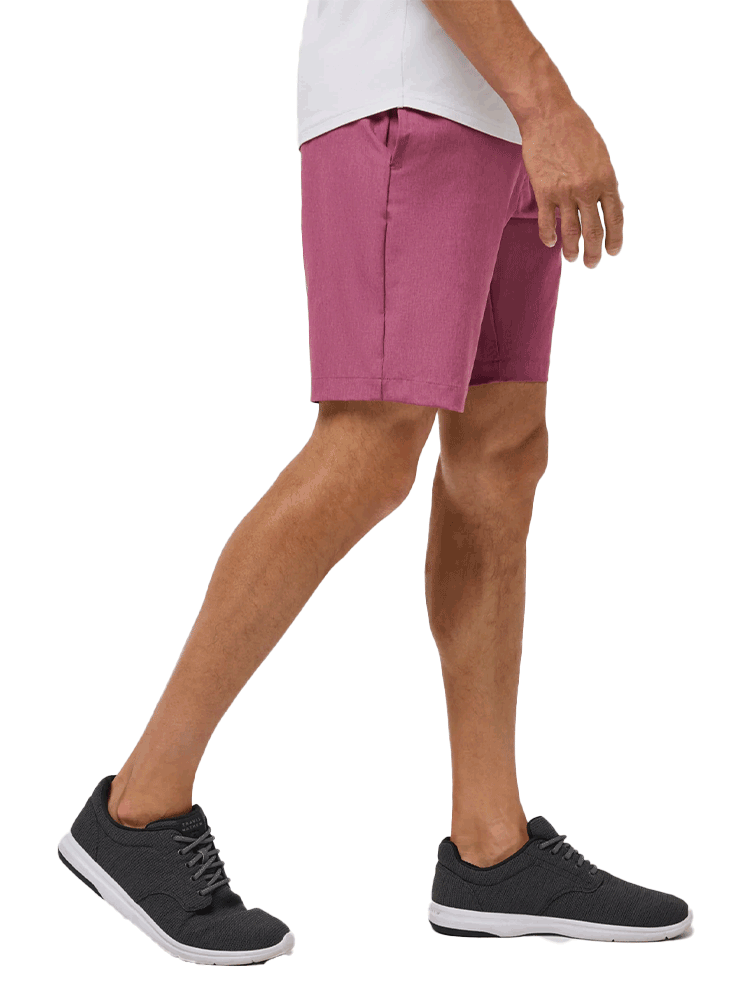 TravisMathew Overhead Compartment Short - Damson