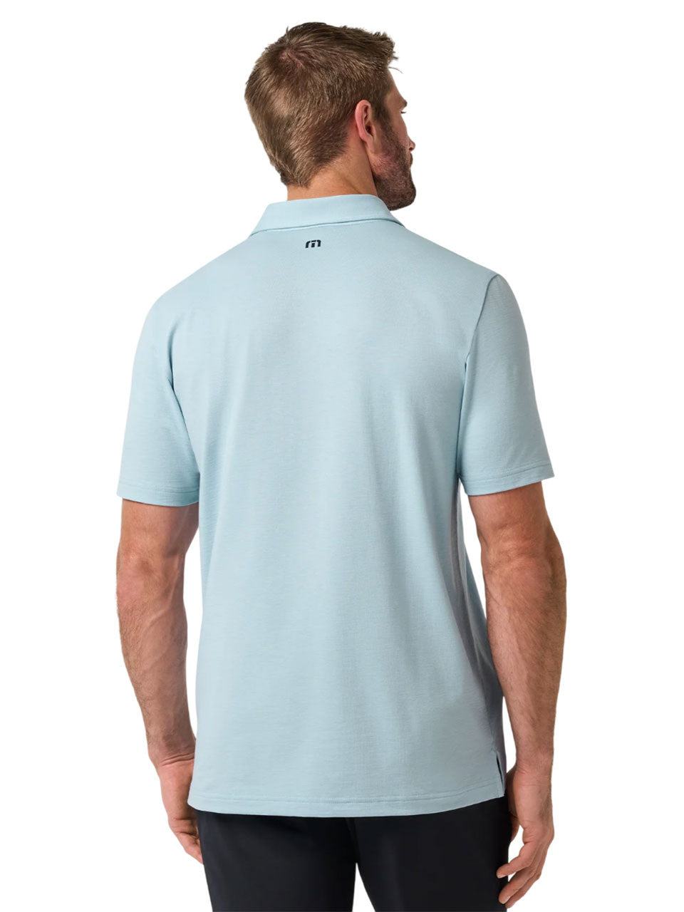 TravisMathew Performance Jersey Cruise Polo - Forget Me Not