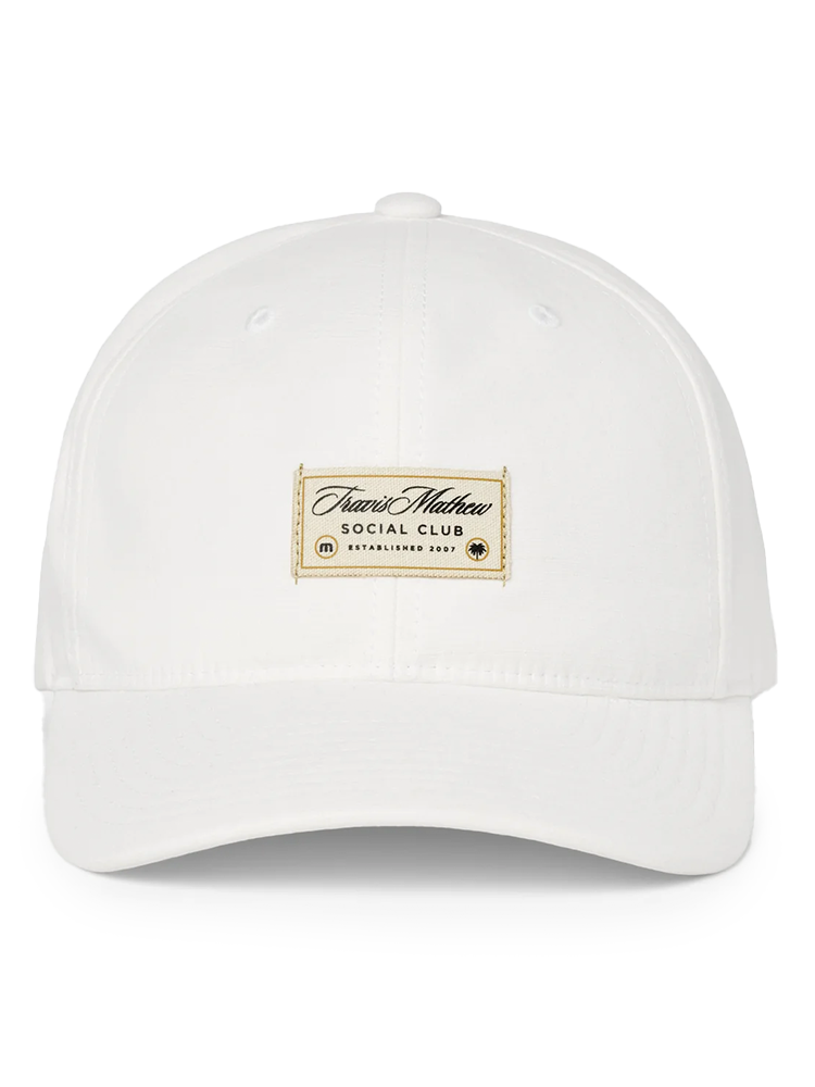 TravisMathew Social Club Cap - White