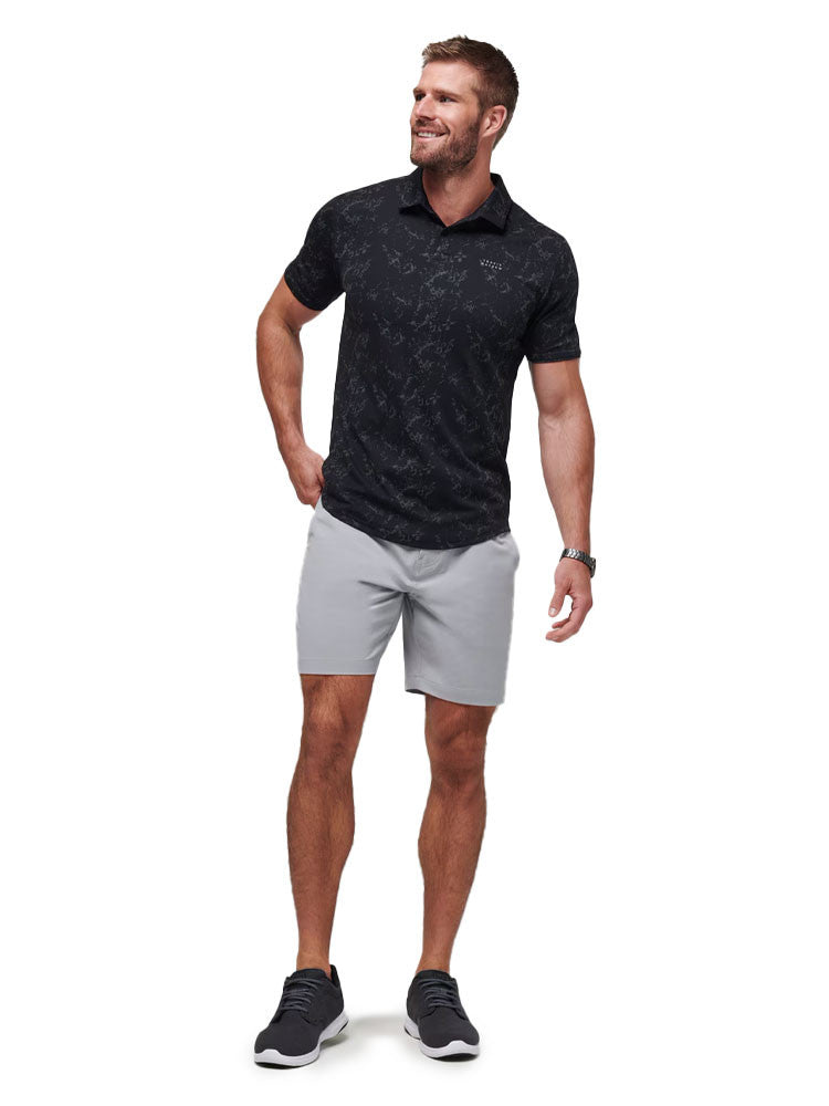 TravisMathew Tech Chino 8-Inch Short - Heather Sleet