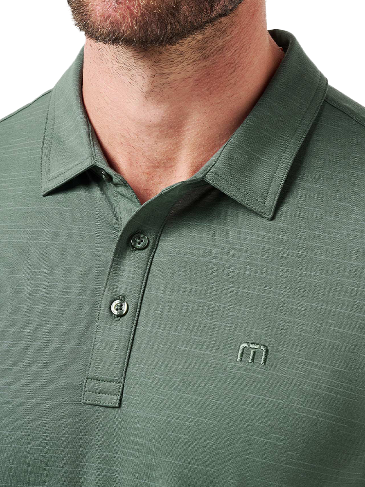 TravisMathew The Heater Polo - Balsam Green