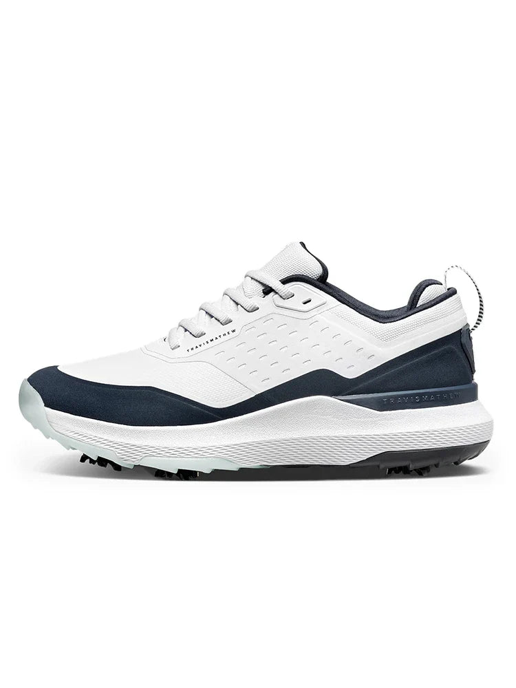 TravisMathew The Nuage Mega Golf Shoes - Classic White/Total Eclipse