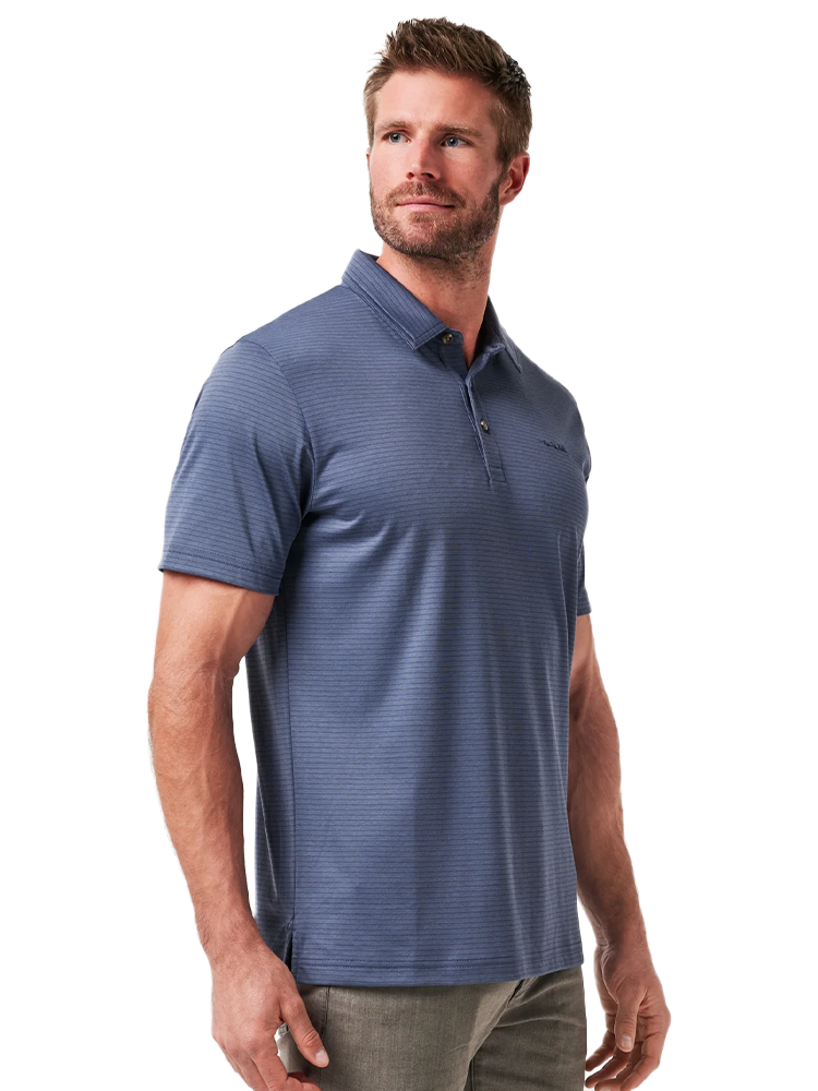 TravisMathew The Zinna 2.0 Polo - Mood Indigo/Vintage Indigo